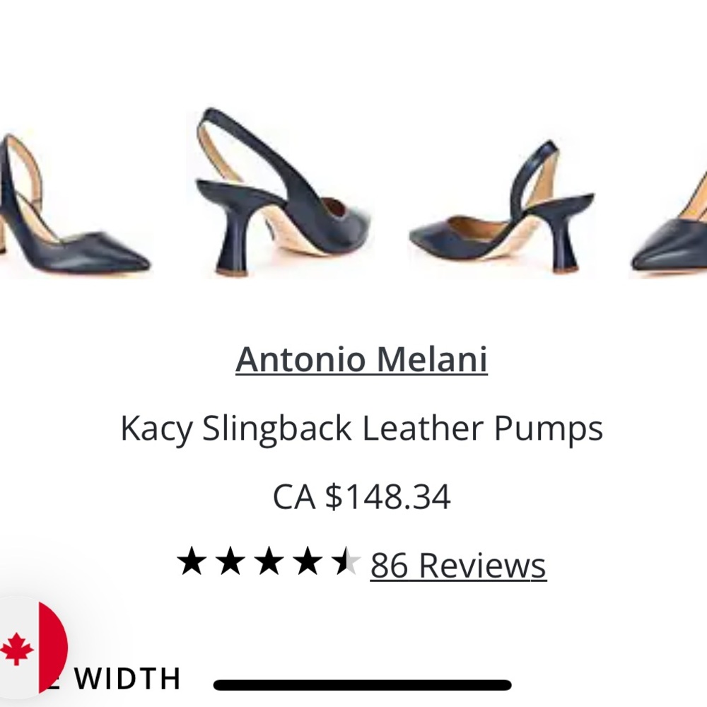 Sling back pump - Picture 8 of 9